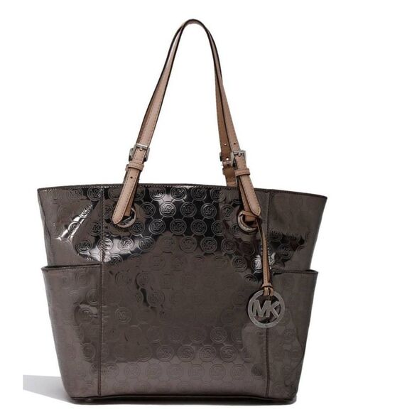 Michael Kors East /West Chocolate Tote - Picture 1 of 11